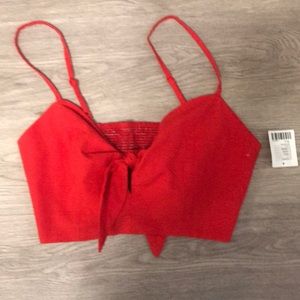 Urban outfitters red top